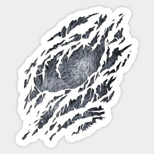 Werewolf Shift Sticker